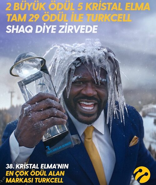 Turkcell’e Kristal Elma’dan toplam 29 ödül
